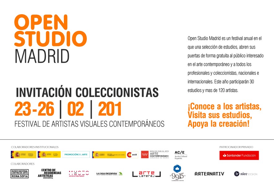 open studio Eduardo Barco